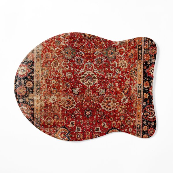 17th Century Afghanistan Rug Print Cat Mat