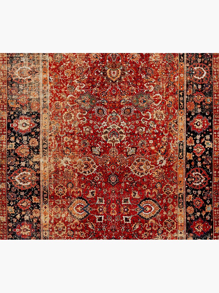 17th Century Afghanistan Rug Print by bragova