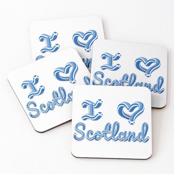 Item preview, I Love Scotland 3D Text Illustrated Typography designed and sold by Ciara Shortall.
