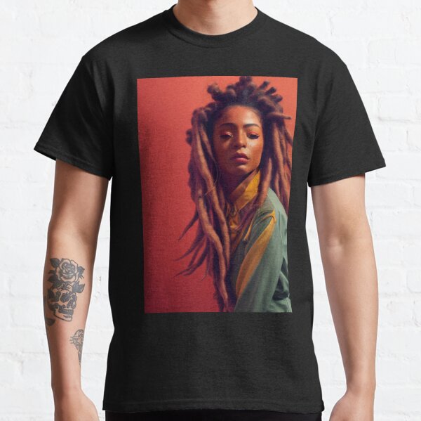 Red gold green tshirt - Rasta Fairies - Reggae Clothes, Jewelry