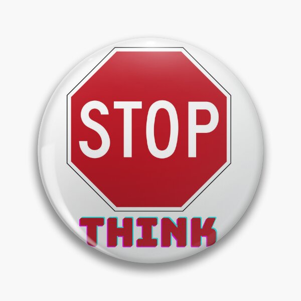 Item preview, Stop think  designed and sold by Rickido.