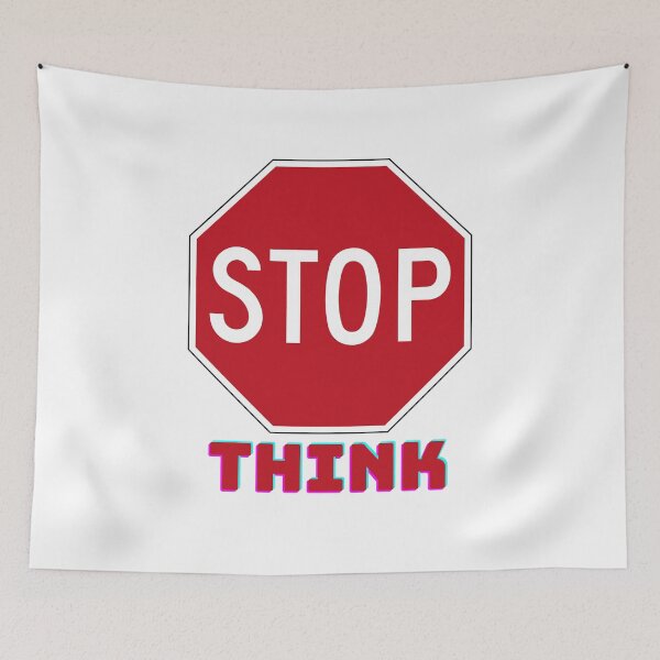 Item preview, Stop think  designed and sold by Rickido.