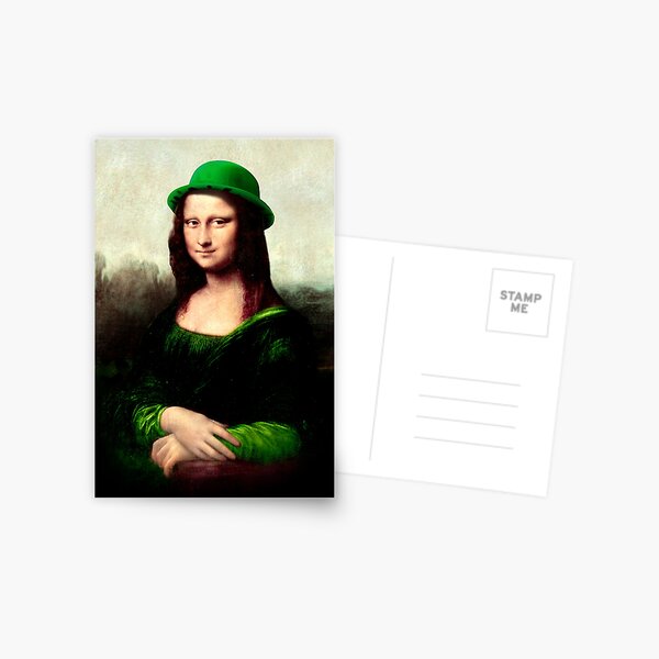 Item preview, Lucky Mona Lisa - St Patrick's Day designed and sold by Gravityx9.