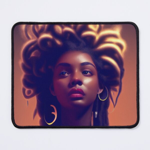 Item preview, Soul Natural Hair Dreadlocks Portrait Art designed and sold by LocFestNYC.