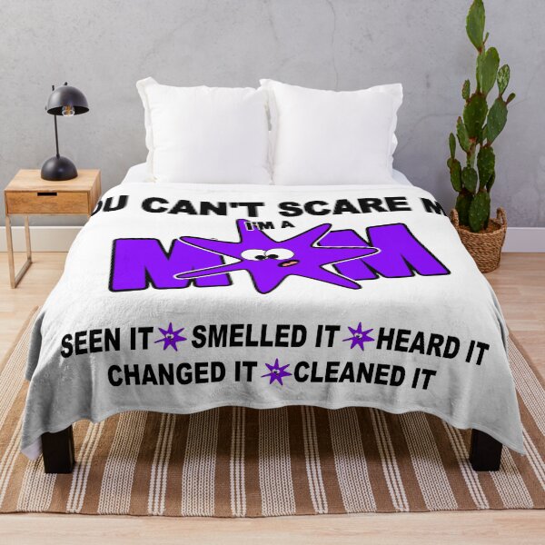 Item preview, YOU CAN'T SCARE ME I'M A MOM in purple designed and sold by BestStuffDepot.