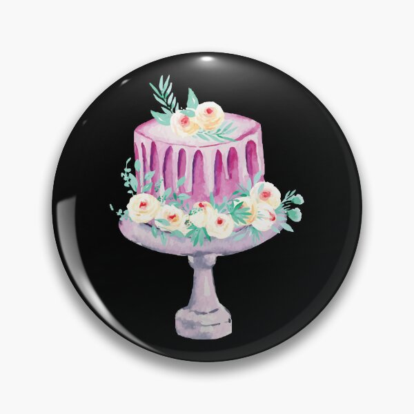 Item preview, Pink Floral Tier Wedding Cake designed and sold by Alicia Chee.