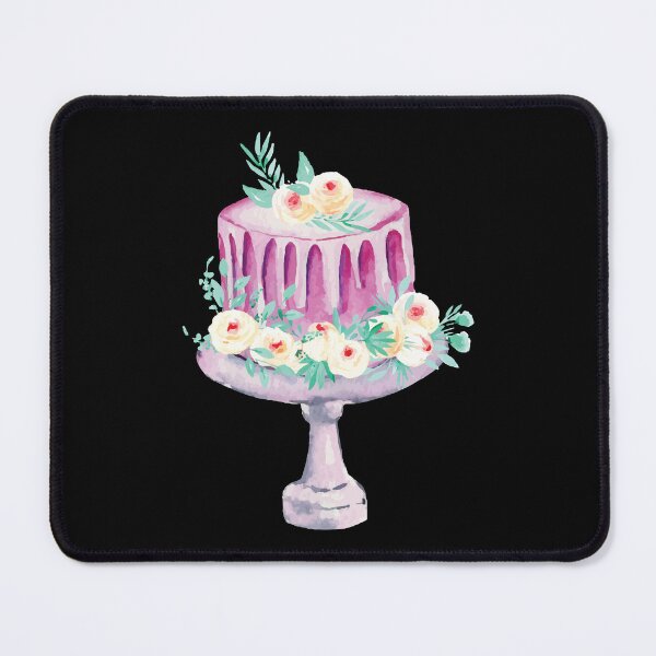 Item preview, Pink Floral Tier Wedding Cake designed and sold by Alicia Chee.