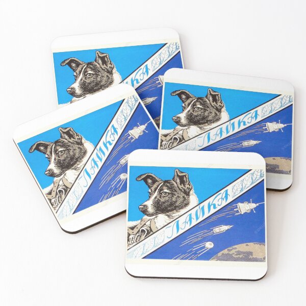 Item preview, Laika, first space dog — Soviet vintage space  designed and sold by Designandlove.