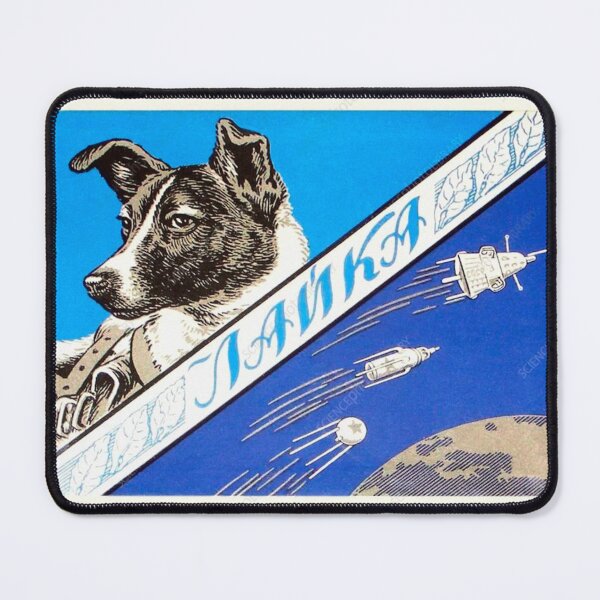 Item preview, Laika, first space dog — Soviet vintage space designed and sold by Designandlove.
