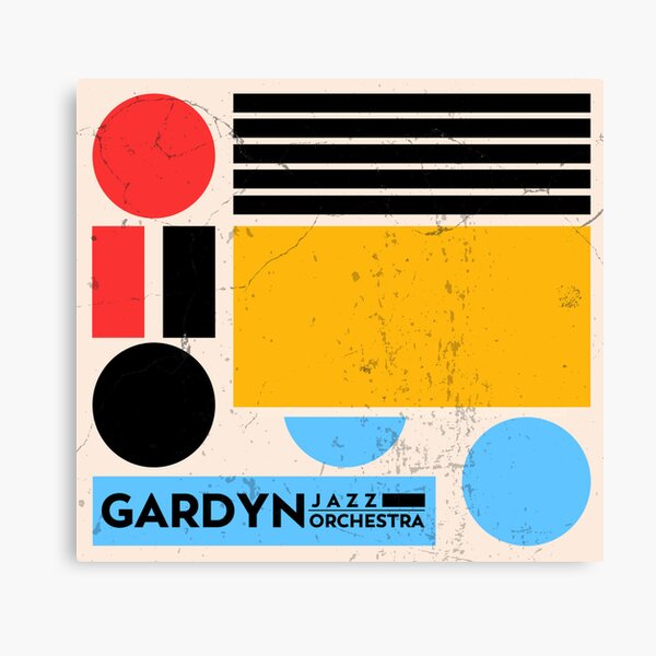 Gardyn Jazz Orchestra Album Cover Canvas Print