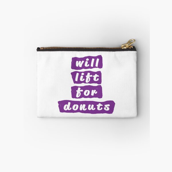 Item preview, Will Lift For Donuts - Purple - Gym Motivation designed and sold by strongershirts.