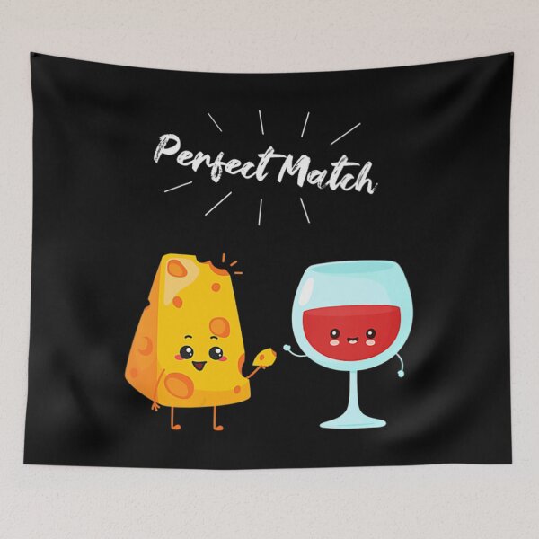 Item preview, Womens Wine and Cheese Couple Gift for Wine Drinkers & Cheese Lover V-Neck designed and sold by adorableacademy.