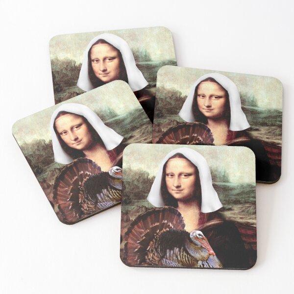 Item preview, Mona Lisa Thanksgiving Pilgrim designed and sold by Gravityx9.