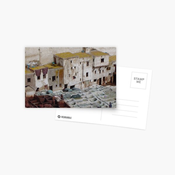 Tannerie à Fez Postcard