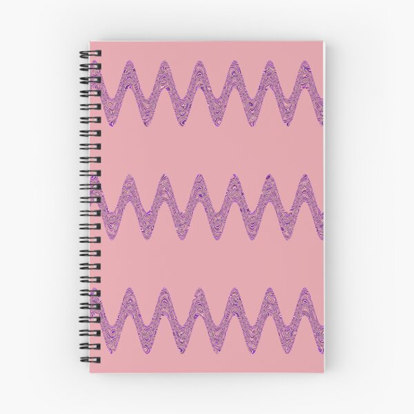 Item preview, Abstract Wavy Lines Pattern Boho Vibes on a Dusty Pink Background designed and sold by Beachy.