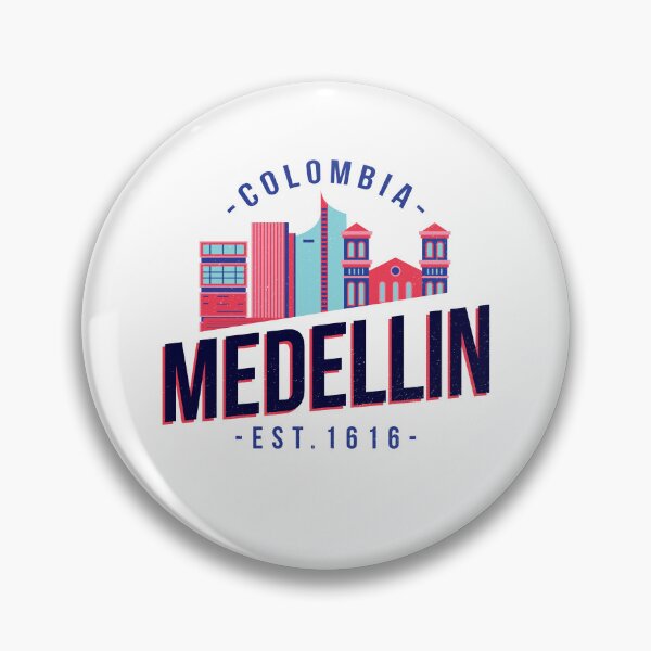 Artikelvorschau, Medellin Kolumbien Skyline Logo entworfen und verkauft von Timcito.