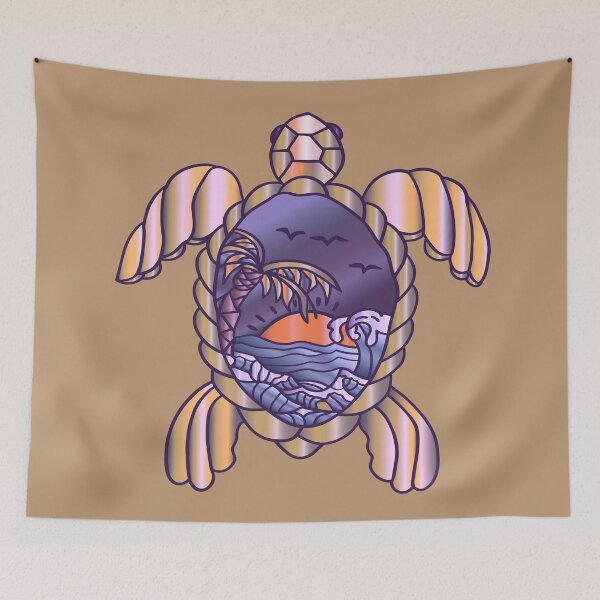 Item preview, Turtle Vector Sticker designed and sold by sunnthreads.
