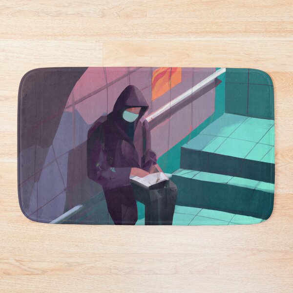 Item preview, Reading a Book on a Metro Station designed and sold by Parag's Travel Shop.