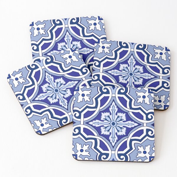 Item preview, Sicilian tiles,mediterranean,blue tiles ,lemons  designed and sold by MariaMarinova.