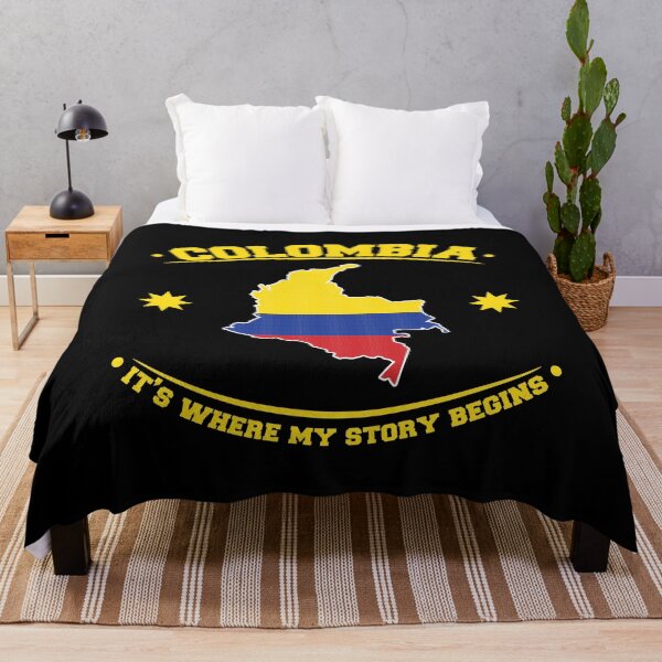 Item preview, COLOMBIA WHERE MY STORY BEGINS PRIDE QUOTE FUNNY T SHIRT SWEATER GIFT PRESENT designed and sold by Timcito.