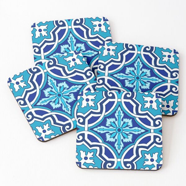 Item preview, Sicilian tiles,mediterranean,blue tiles ,lemons  designed and sold by MariaMarinova.