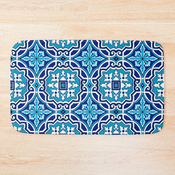 Item preview, Sicilian tiles,mediterranean,blue tiles ,lemons  designed and sold by MariaMarinova.