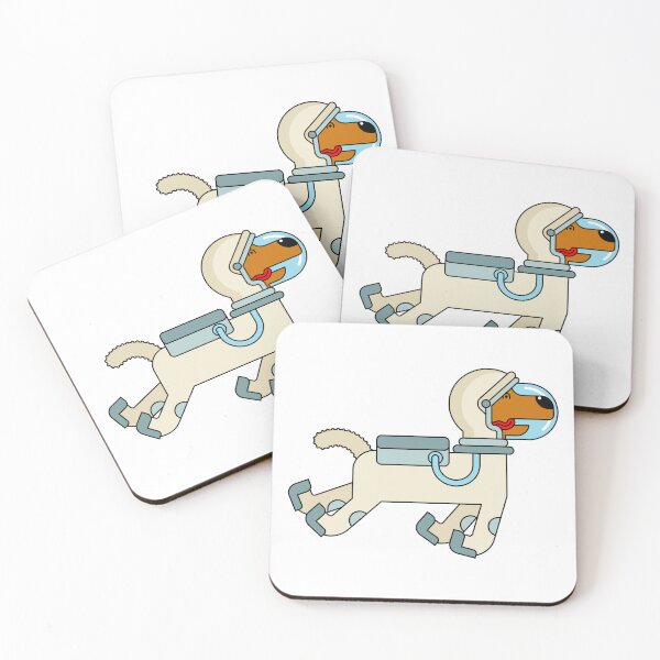 Item preview,  Laika, first space dog cute design vintage space  designed and sold by Designandlove.
