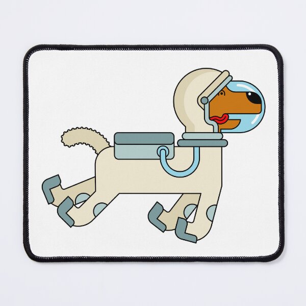 Item preview,  Laika, first space dog cute design vintage space  designed and sold by Designandlove.