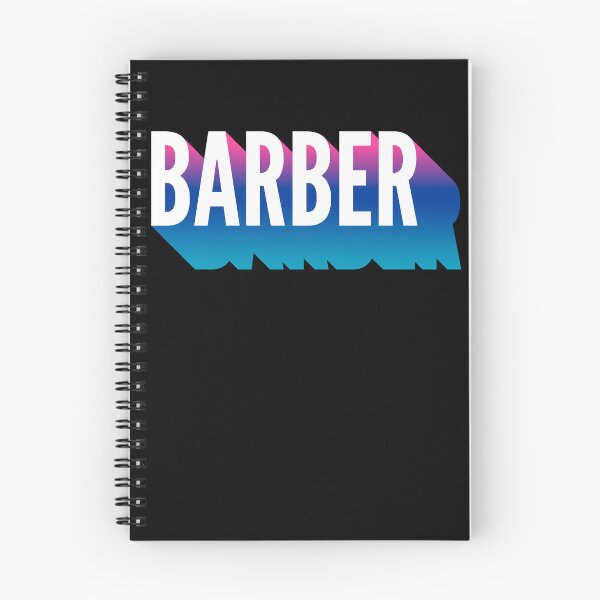 Item preview, Barber With Long Gradient Shadow designed and sold by SVPOD.