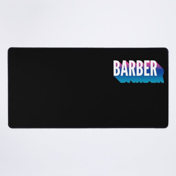 Item preview, Barber With Long Gradient Shadow designed and sold by SVPOD.