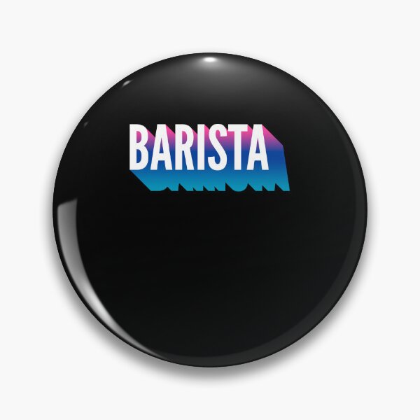 Item preview, Barista With Long Gradient Shadow designed and sold by SVPOD.