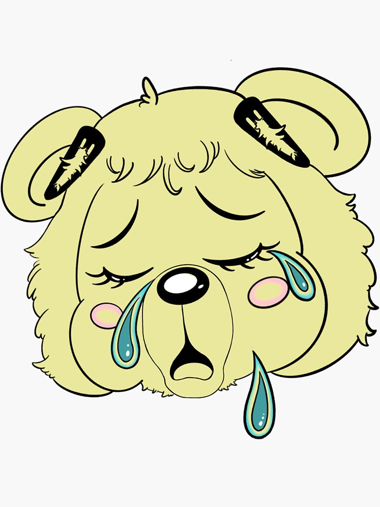 "Baby Bear Tears" Sticker for Sale by luvronniepaul Redbubble