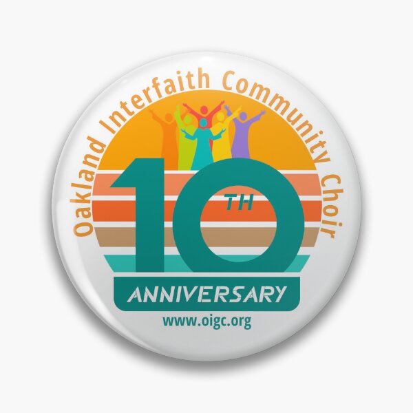 Item preview, OICC 10th Anniversary designed and sold by Oakland Interfaith Gospel Choir.
