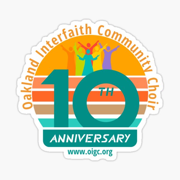 OICC 10th Anniversary Sticker