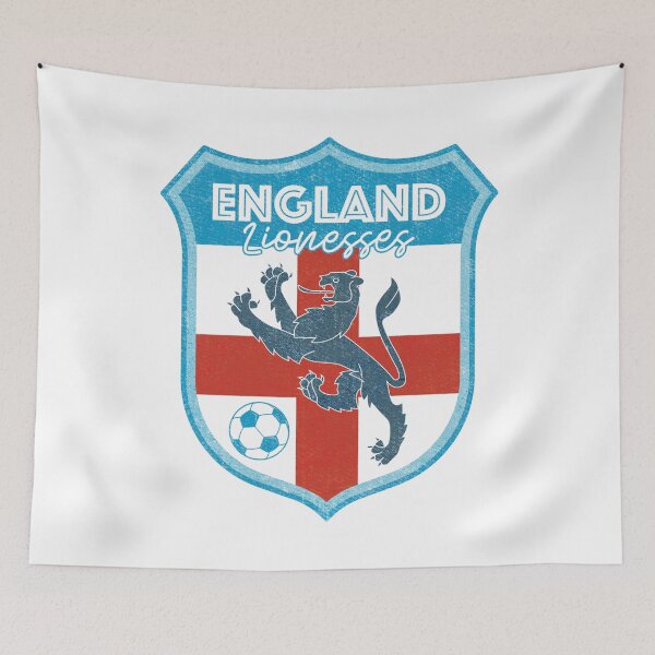 Aperçu de l'œuvre Crête de football des Lionnes d'Angleterre (# 5) créée et vendue par Numero14.