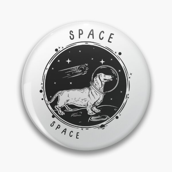 Item preview, Space earth travel Laika, first space dog cute design vintage space  designed and sold by Designandlove.