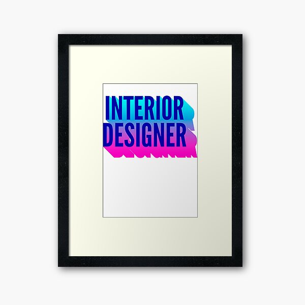 Item preview, Interior Designer With Long Gradient Shadow designed and sold by SVPOD.