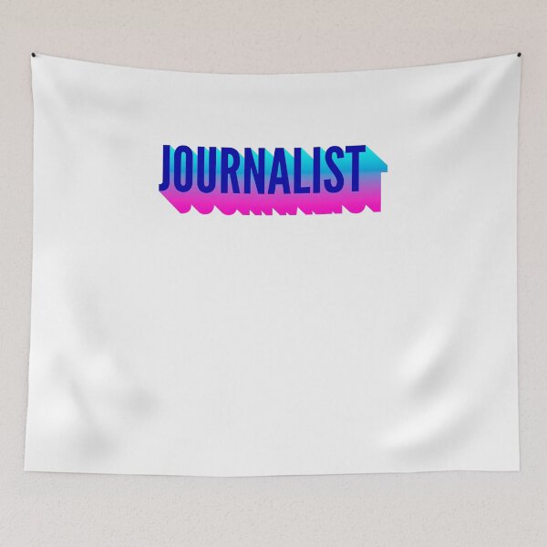 Item preview, Journalist With Long Gradient Shadow designed and sold by SVPOD.