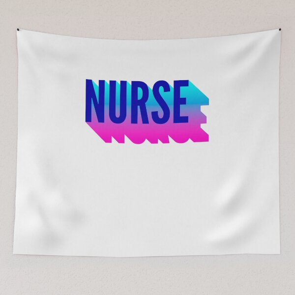 Item preview, Nurse With Long Gradient Shadow designed and sold by SVPOD.