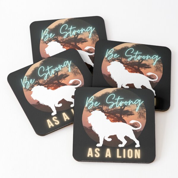 Item preview, Strong As a Lion funny animal quote designed and sold by Ay-mane.