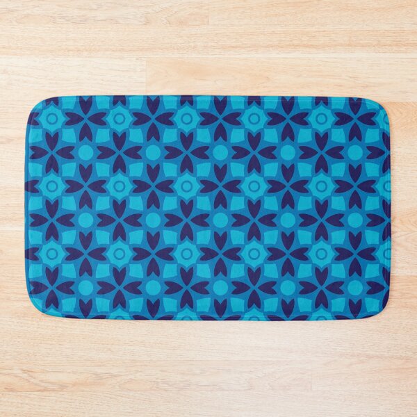 Item preview, Seamless blue flower pattern designed and sold by darshants.