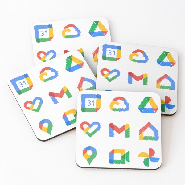 Item preview, Icon pencil drawing Google Calendar, Google Cloud, Google Drive, Google Fit, Gmail, Google Home, Google Maps, Google Meet, Google Photos Google Services 9x Sticker Pack designed and sold by KennyLucky.