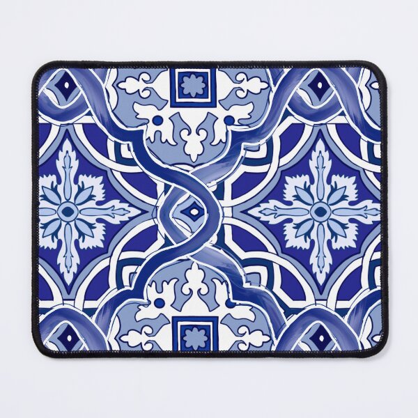 Item preview, Sicilian tiles,mediterranean,blue tiles designed and sold by MariaMarinova.