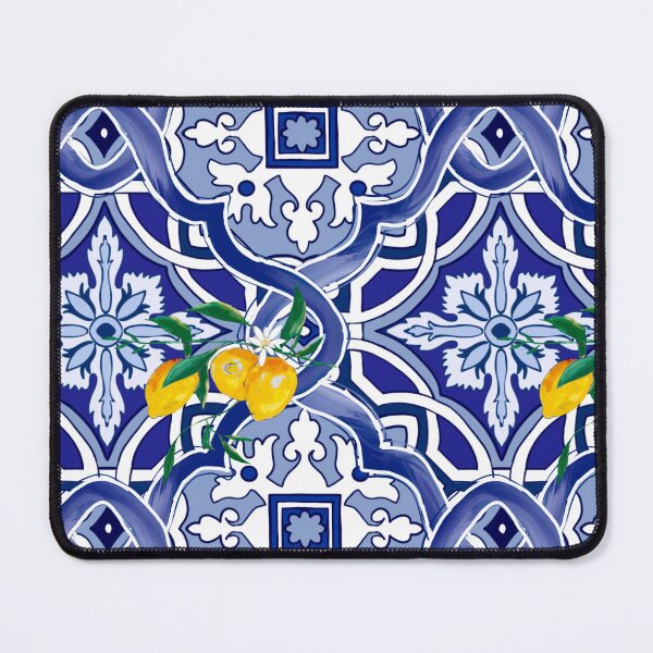 Item preview, Sicilian tiles,mediterranean,blue tiles designed and sold by MariaMarinova.