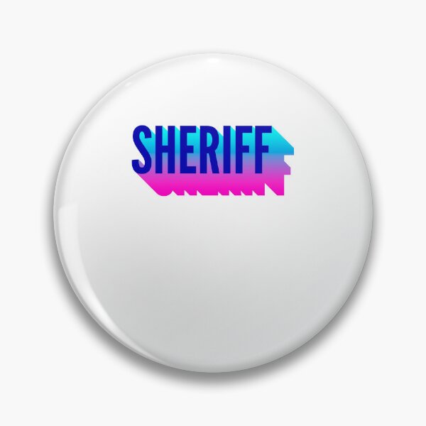 Item preview, Sheriff With Long Gradient Shadow designed and sold by SVPOD.