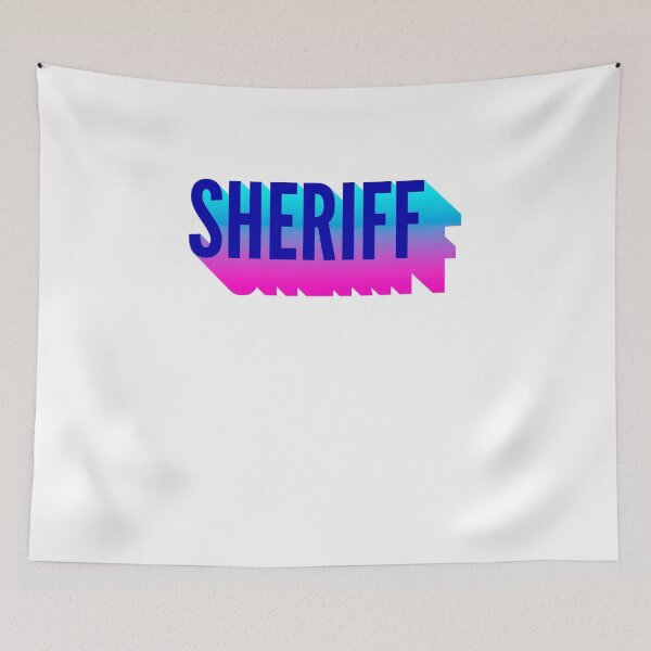 Item preview, Sheriff With Long Gradient Shadow designed and sold by SVPOD.