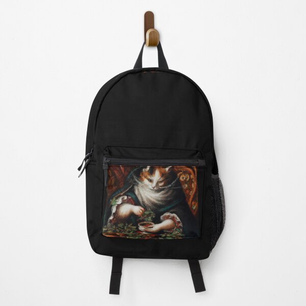 Item preview, Althea the Cat, mixing herbs (Baroque) designed and sold by thecatandkettle.