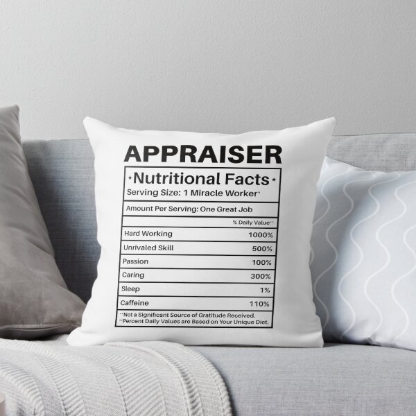 Item preview, Appraiser Nutritional Facts: Real Estate Funny Appraiser Gift designed and sold by Adexyl.