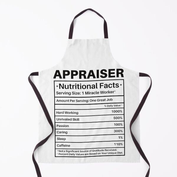 Item preview, Appraiser Nutritional Facts: Real Estate Funny Appraiser Gift designed and sold by Adexyl.