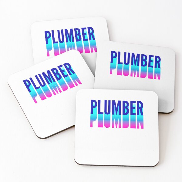 Item preview, Plumber With Long Gradient Shadow designed and sold by SVPOD.